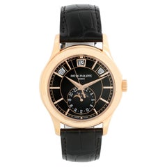 Patek Philippe Annual Calendar Men's 18k Rose Gold Moonphase Watch 5205 R-010