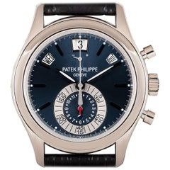 Patek Philippe Calendrier Annuel Platine Cadran Bleu 5960P-015 Montre-bracelet automatique