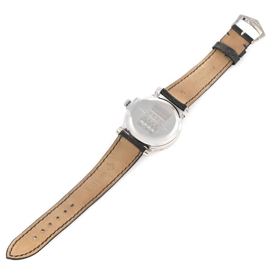 Patek Philippe Jahreskalender Tiffany LE Weißgold Uhr 5150 Schachtelpapiere im Angebot 4