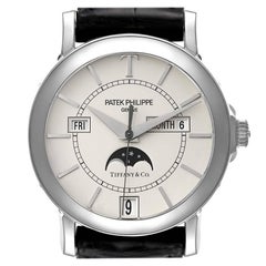 Patek Philippe Jahreskalender Tiffany LE Weißgold Uhr 5150 Schachtelpapiere