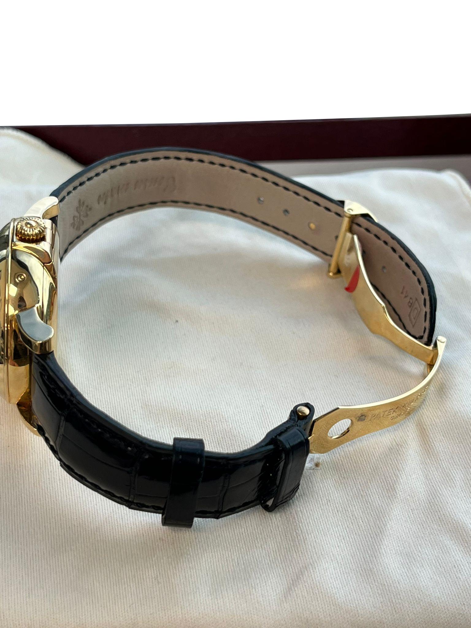 Patek Philippe Calendario Annuale Tiffany Limited Ediiton Orologio in oro giallo 5150J in vendita 11