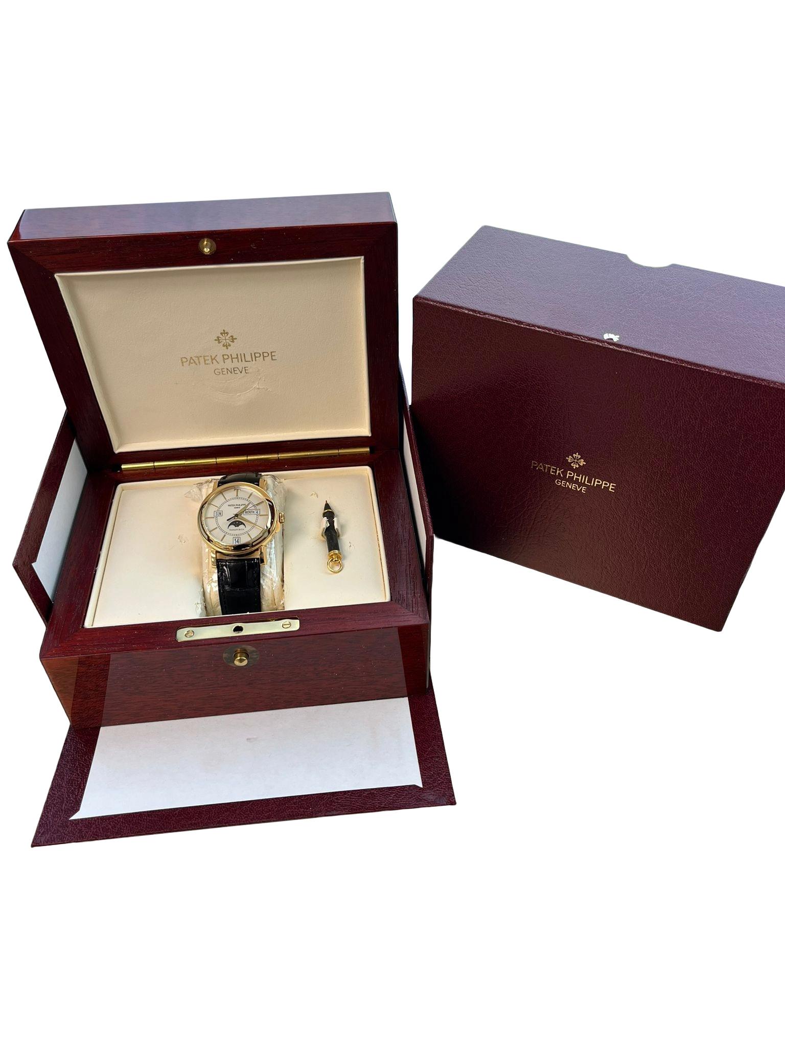 Patek Philippe Calendario Annuale Tiffany Limited Ediiton Orologio in oro giallo 5150J In condizioni buone in vendita a Aventura, FL