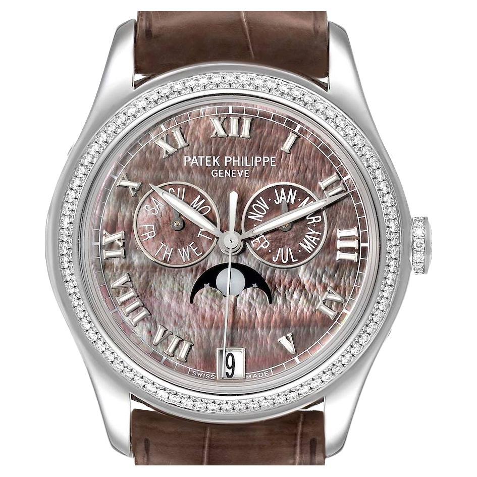 Patek Philippe White Gold Annual Calendar Wristwatch Ref 5036G For Sale