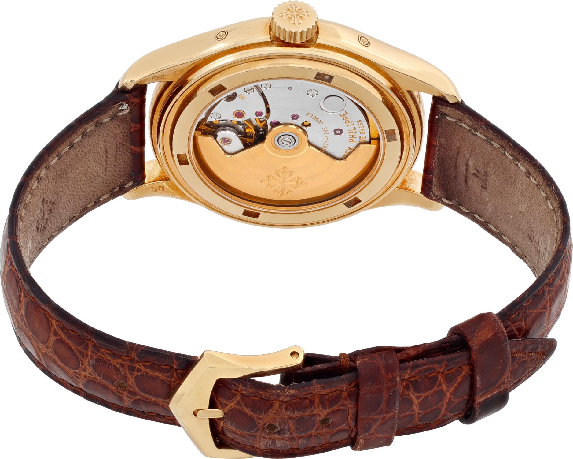 Men's Patek Philippe Annual Calendar Yellow Gold Automatic Wristwatch Ref 5035J-001 For Sale