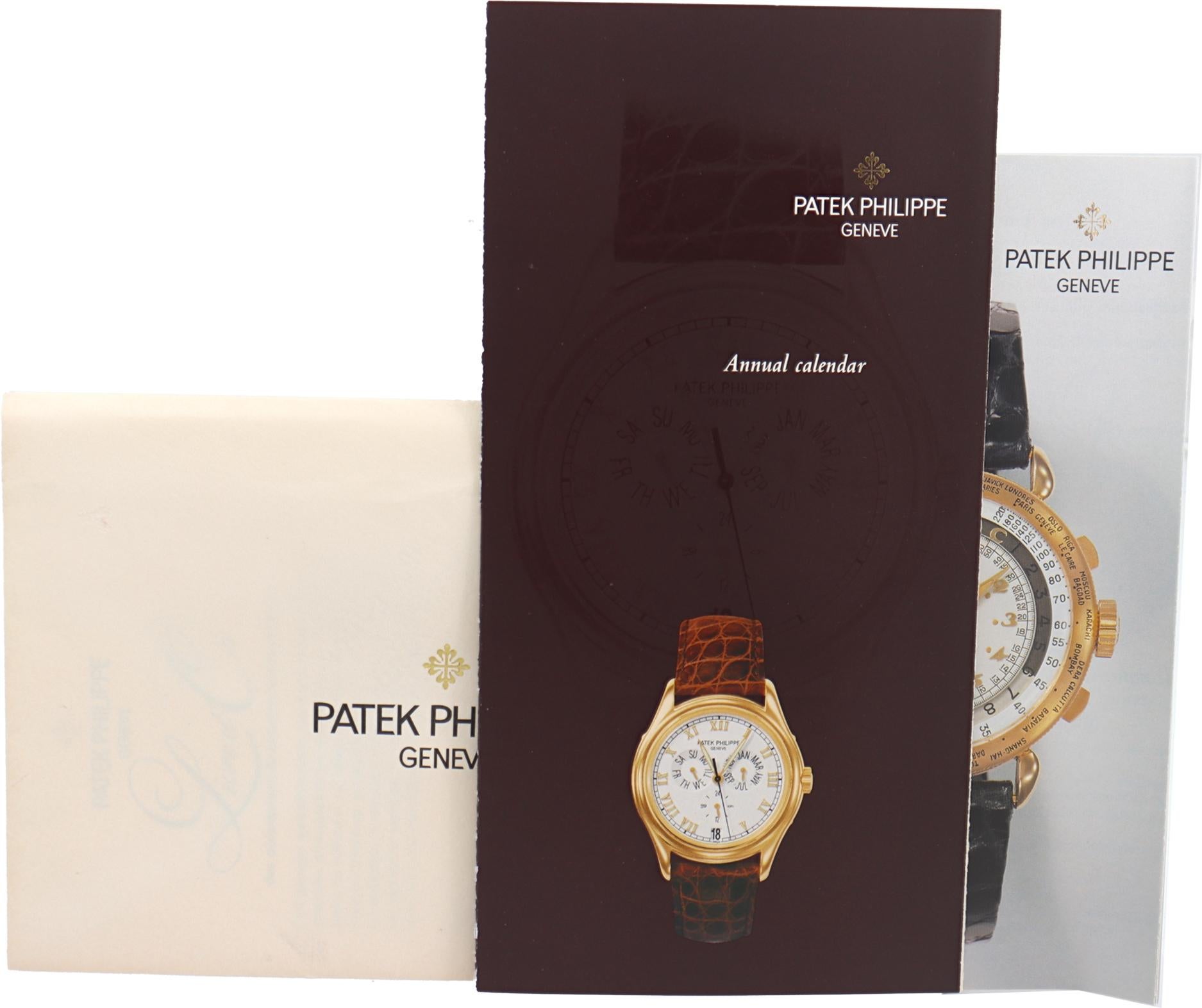 Patek Philippe Annual Calendar Yellow Gold Automatic Wristwatch Ref 5035J-001 For Sale 2