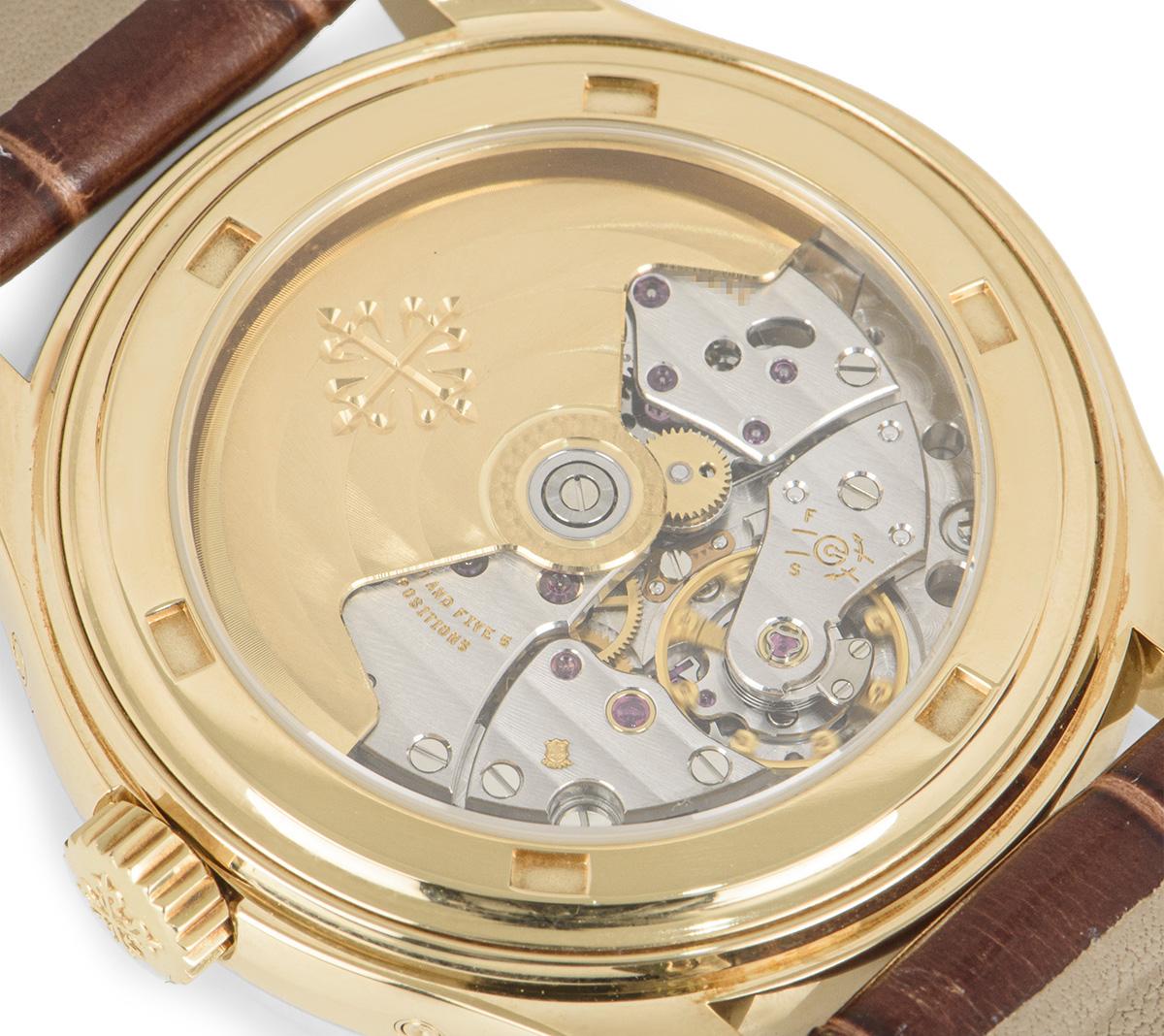 Patek Philippe Annual Calendar Yellow Gold B&P 5035J-001 In Excellent Condition In London, GB