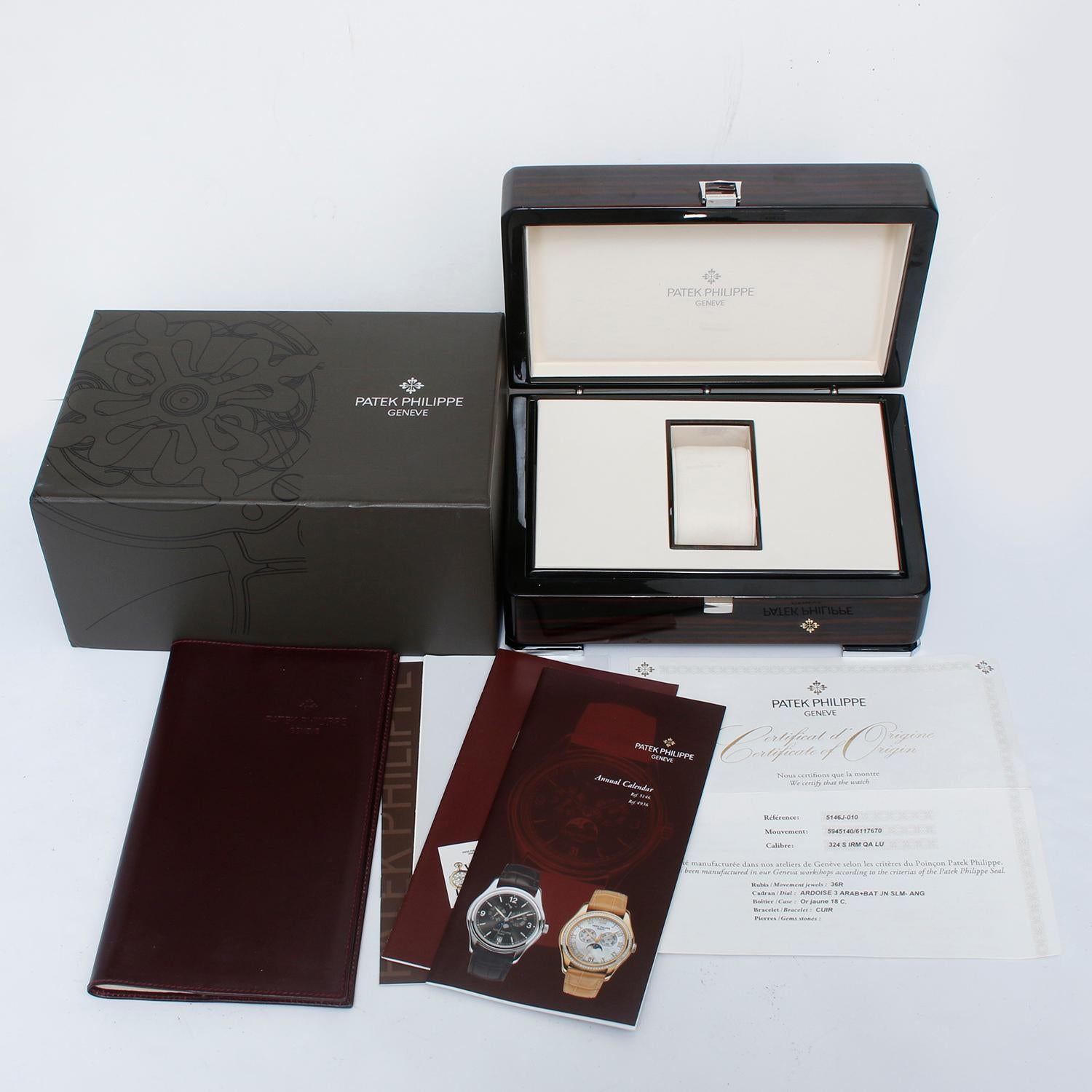 Herren-Mondphase-Uhr 5146J (5146 J) aus Gelbgold mit Jahreskalender von Patek Philippe 4