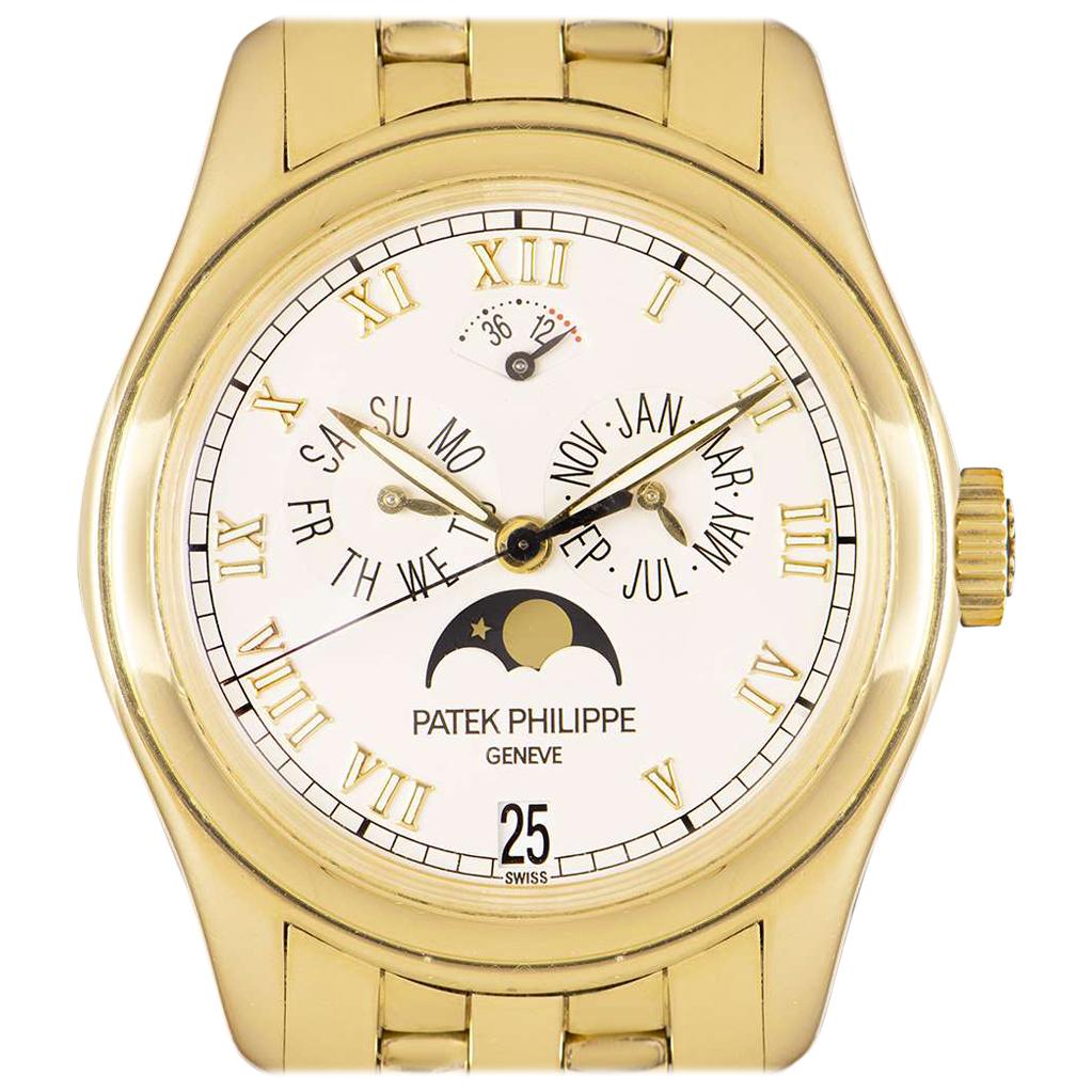 Patek Philippe Rose Gold Annual Calendar Wristwatch Ref 5035R At 1stDibs