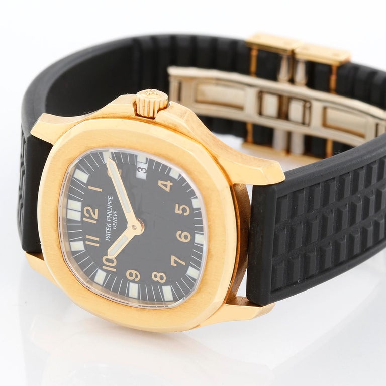 Patek Philippe Aquanaut 18 Karat Yellow Gold Watch 4960 J At 1stdibs