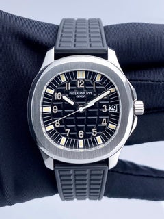 Patek Philippe Aquanaut 5065A Black Dial Mens Watch Box Papers Archives