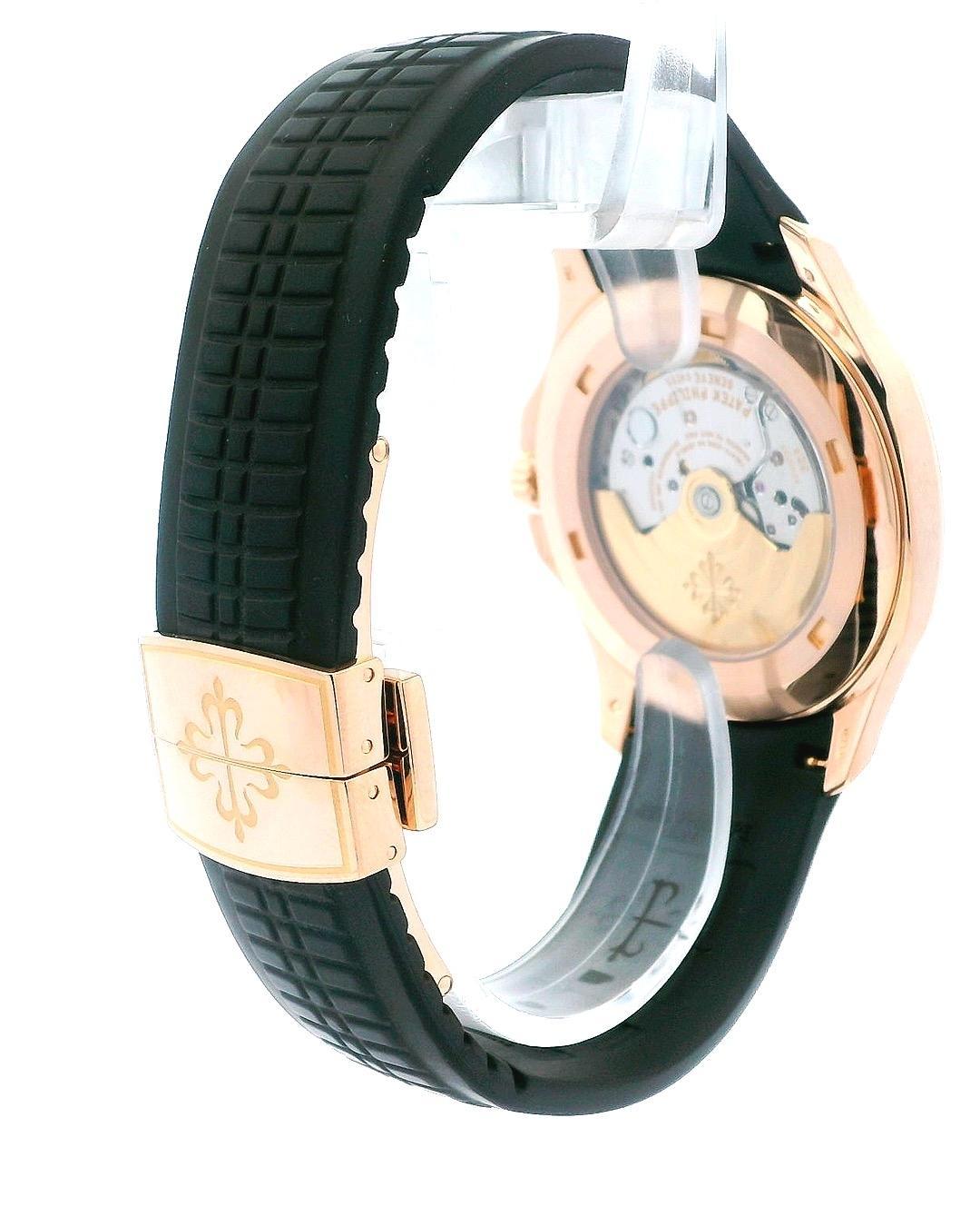 Patek Philippe Aquanaut 5167/1R Schokoladen-Zifferblatt 18K Roségold Schachtel & Papiere für Damen oder Herren im Angebot