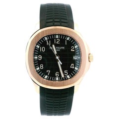 Patek Philippe Aquanaut 5167/1R Chocolate Dial 18K Rose Gold Box & Papers