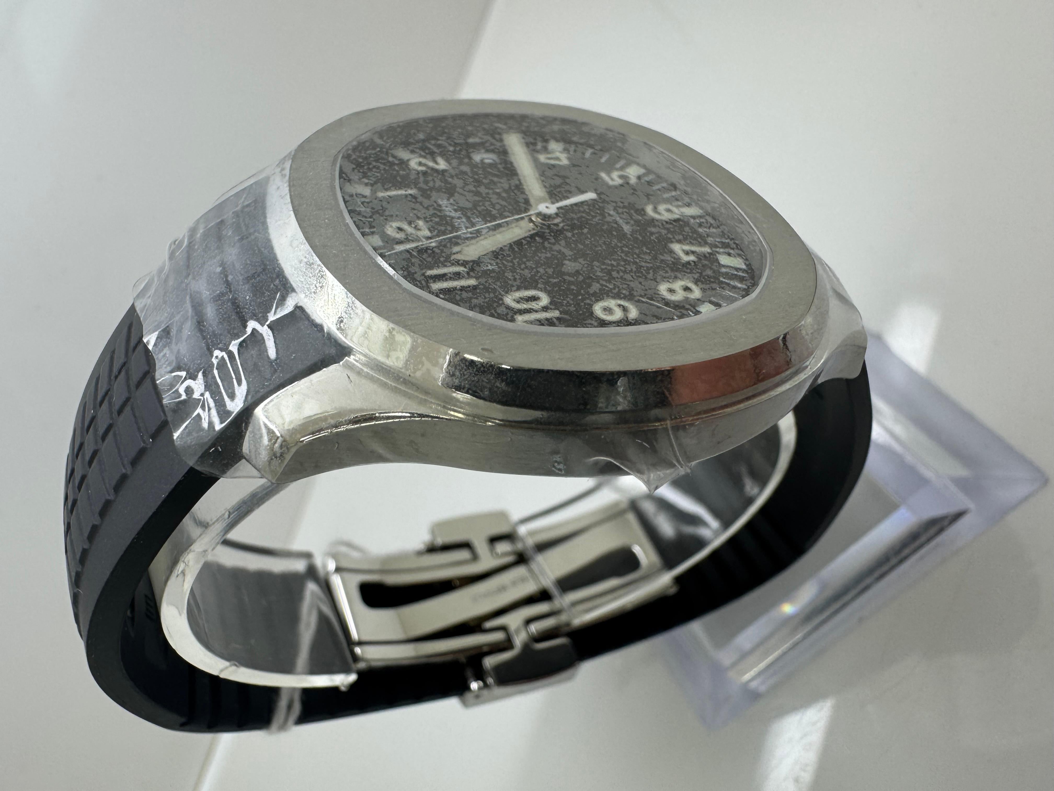 Art déco Patek Philippe Aquanaut 5167A-001 Tiffany & Co. Dial - New  Acier  Boîte et papier en vente