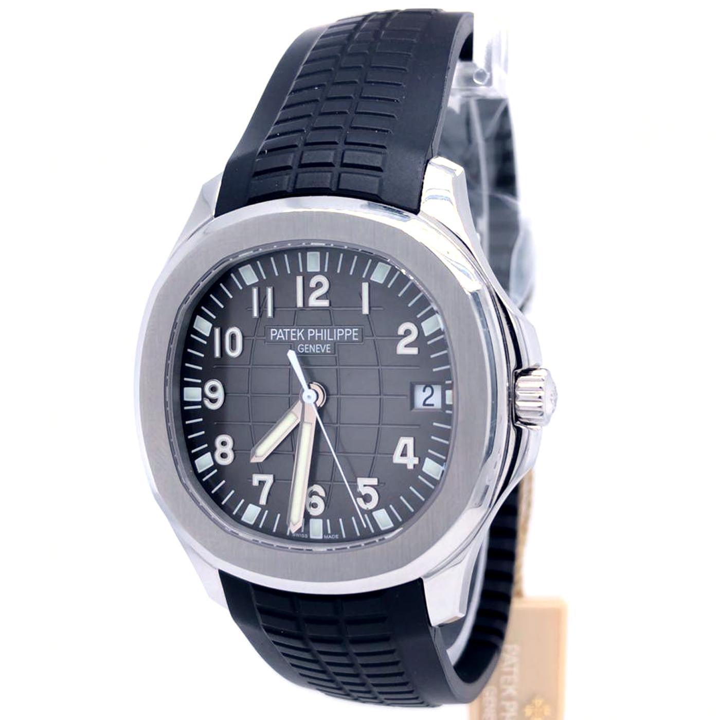 Modernist Patek Philippe Aquanaut Chronograph Steel Men's Strap Watch Date 5167A-001