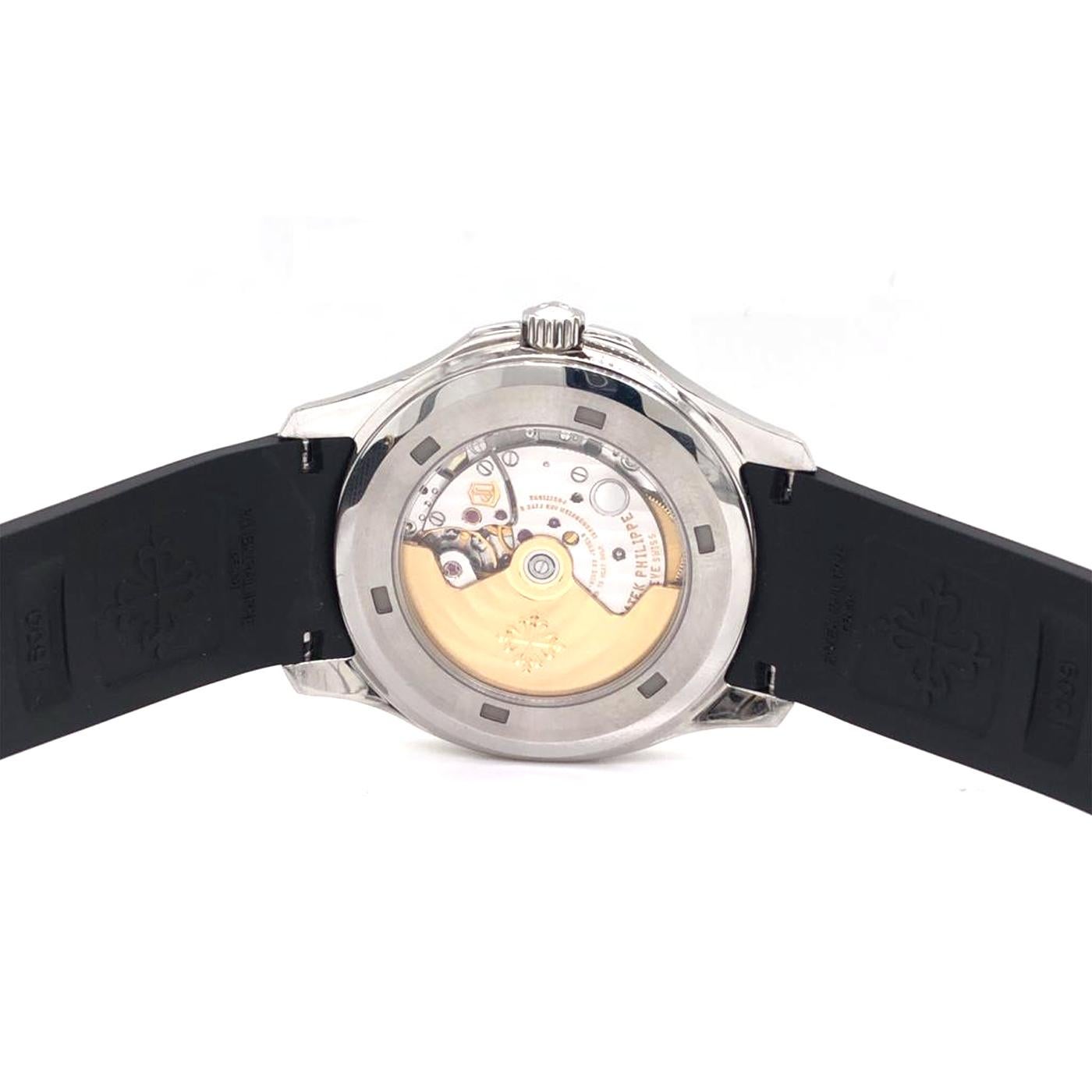 Patek Philippe Aquanaut Chronograph Steel Men's Strap Watch Date 5167A-001 3