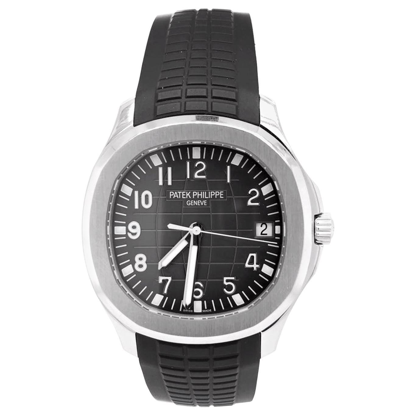 Patek Philippe Aquanaut Chronograph Steel Men's Strap Watch Date 5167A-001