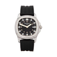 Used Patek Philippe Aquanaut Diamond Stainless Steel 4961A Wristwatch