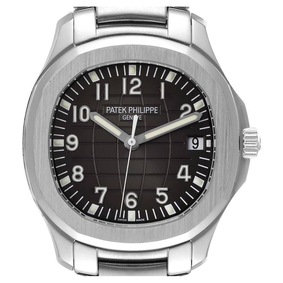 Patek Philippe Aquanaut Extra Large Steel Mens Watch 5167A Box Papers For Sale