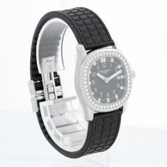 Patek Philippe Aquanaut Ladies Stainless Steel Diamond Watch 4961A