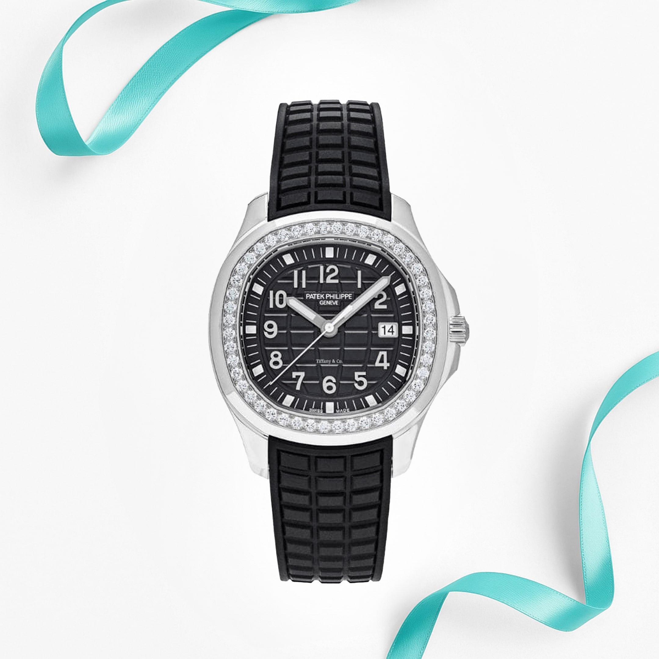 Patek Philippe Aquanaut Luce 5267/200A-001 Tiffany & Co. Black Dial Diamond