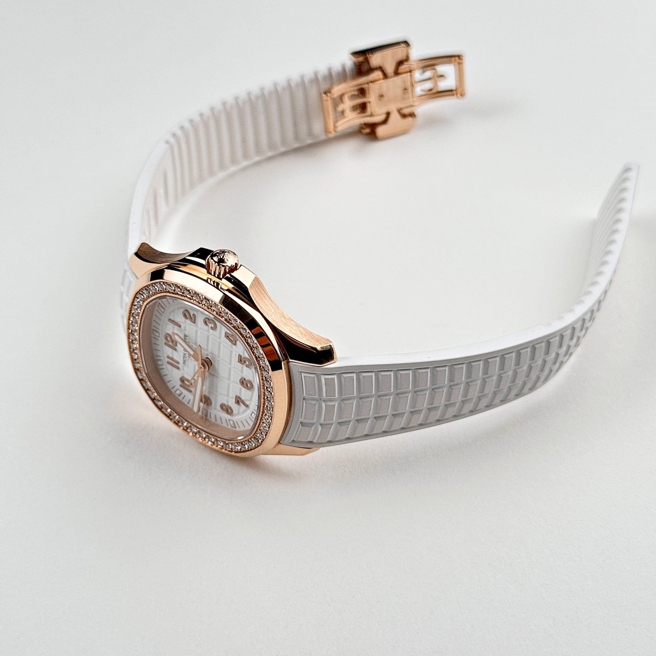Patek Philippe Aquanaut Luce 5269/200R-001 Rose Gold White Dial (2024) In Excellent Condition In New York, NY