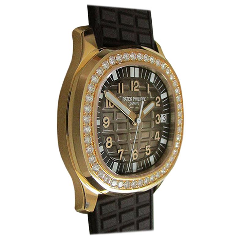 Patek Philippe Aquanaut Luce Rose Gold Diamond Automatic Ladies Watch 5068R-001