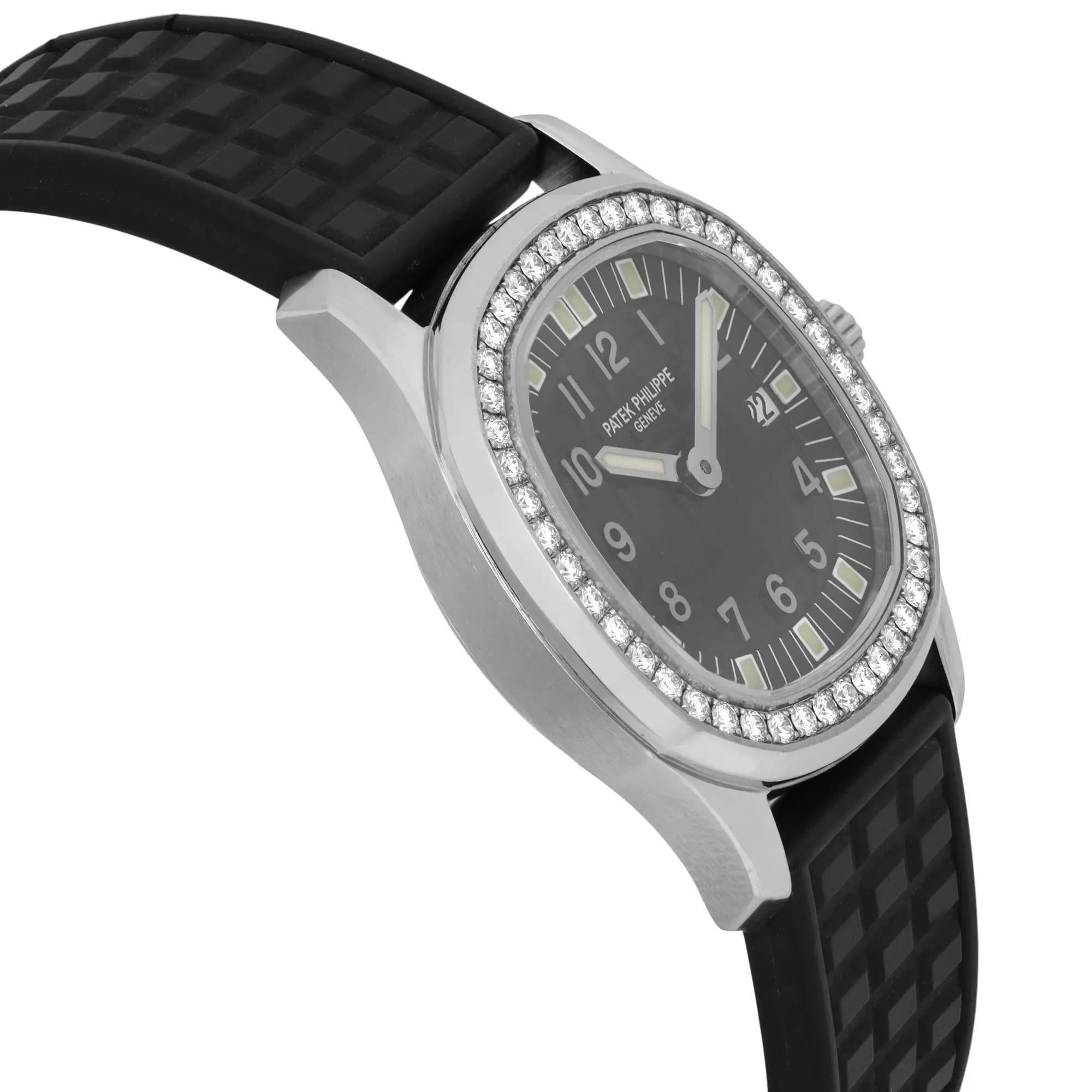 Donna Patek Philippe Aquanaut Lucee Diamonds Orologio da donna in acciaio 4961A-001 in vendita