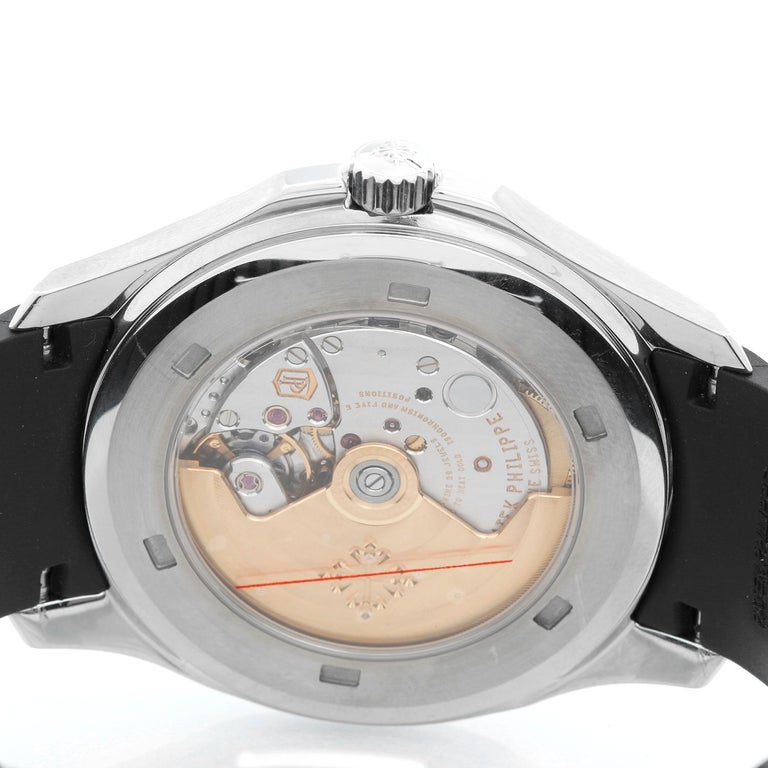 Cinturino In Gomma 21 Mm Per Orologio Patek Philippe Aquanaut 5167A-001 - Perni Metallici - Regolabile