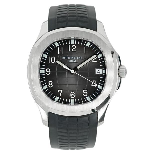 Patek Philippe Aquanaut Stainless Steel Black Dial 5167A-001 Wrist Watch For Sale