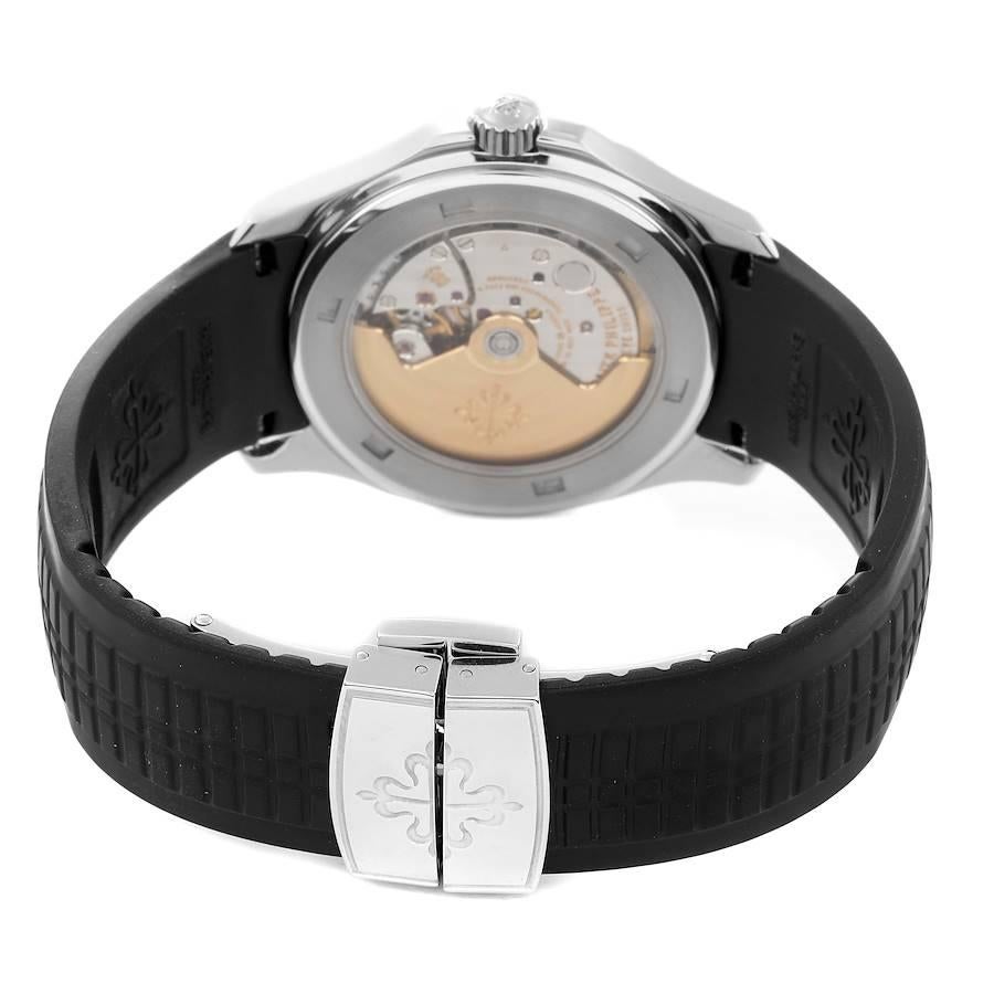 Patek Philippe Aquanaut Steel Rubber Strap Mens Watch 5165A Box Papers 1