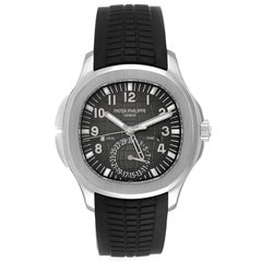 Patek Philippe Aquanaut Travel Time Steel Mens Watch 5164 Box Papers