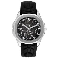 Patek Philippe Aquanaut Travel Time Steel Mens Watch 5164 Box Papers