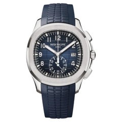 Patek Philippe Aquanaut White Gold Blue Dial 5968G Pre-Owned 2021