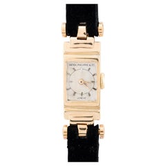 Patek Philippe Art Deco Articularted Elongated 18 Karat Yellow Gold Ladies Watch