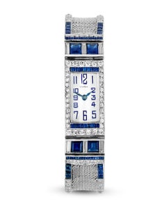 Patek Philippe Art Deco Sapphire Wristwatch