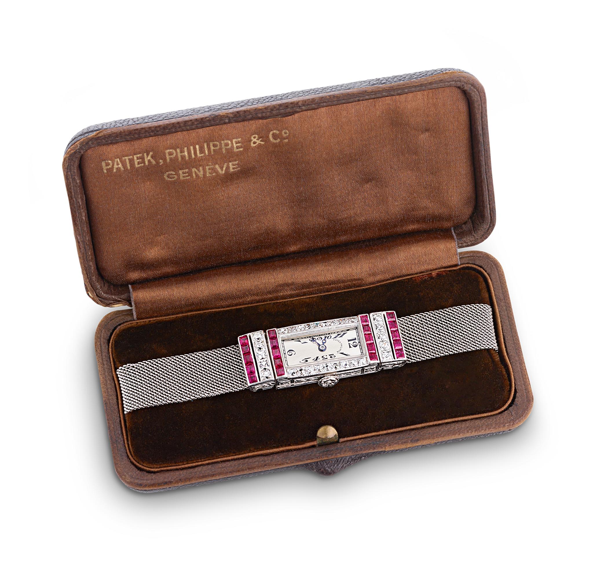 Patek Philippe Art Deco-Armbanduhr (Art déco) im Angebot