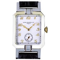 Patek Philippe Art Deco Yellow and White Gold Wristwatch Dated 1927