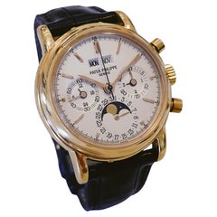 Vintage Patek Philippe, Beautiful 18k Rose Gold Chronograph Ref. 3970E Wristwatch, 1997