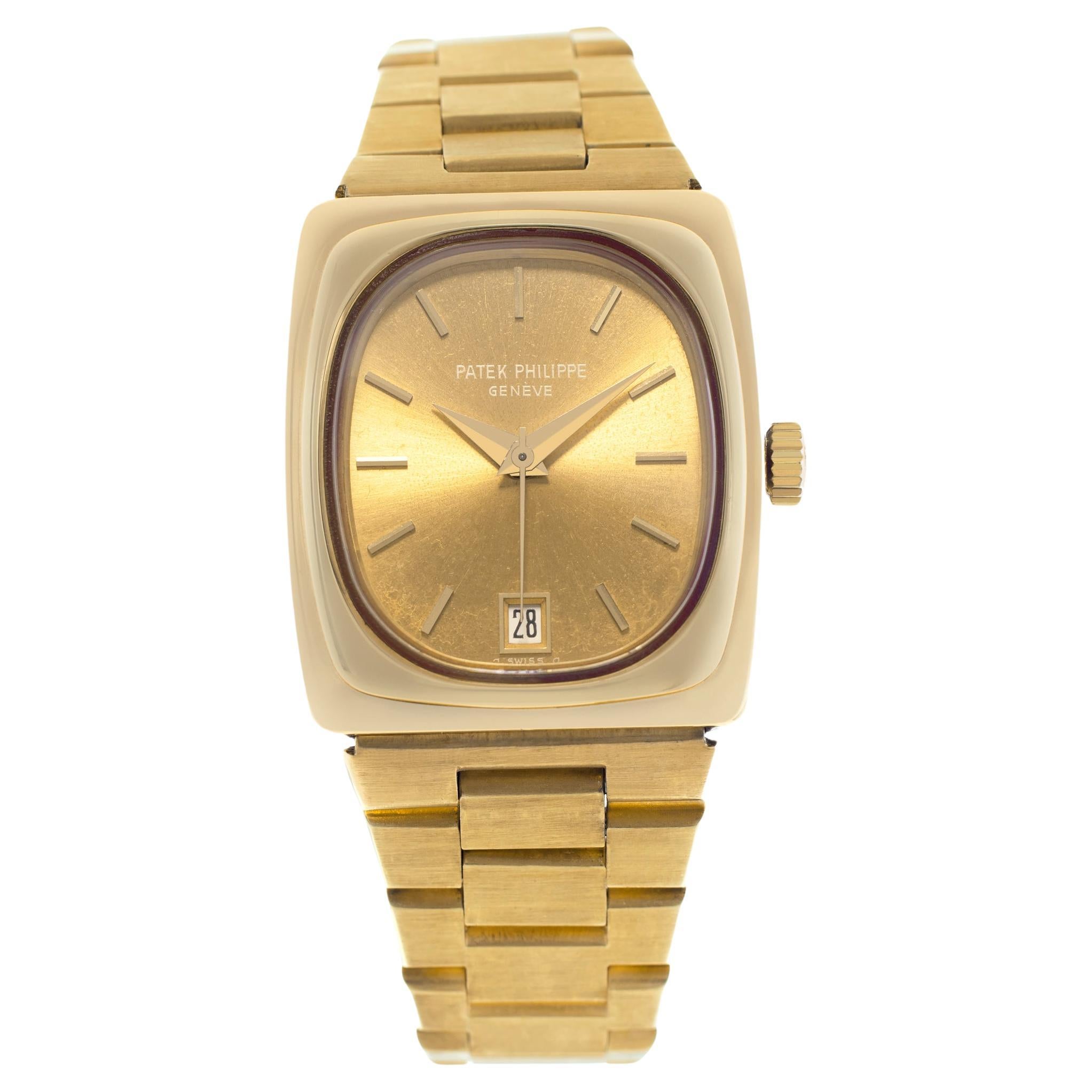 Patek Philippe Beta 21 3603 1 in yellow gold 37mm Quartz watch For Sale