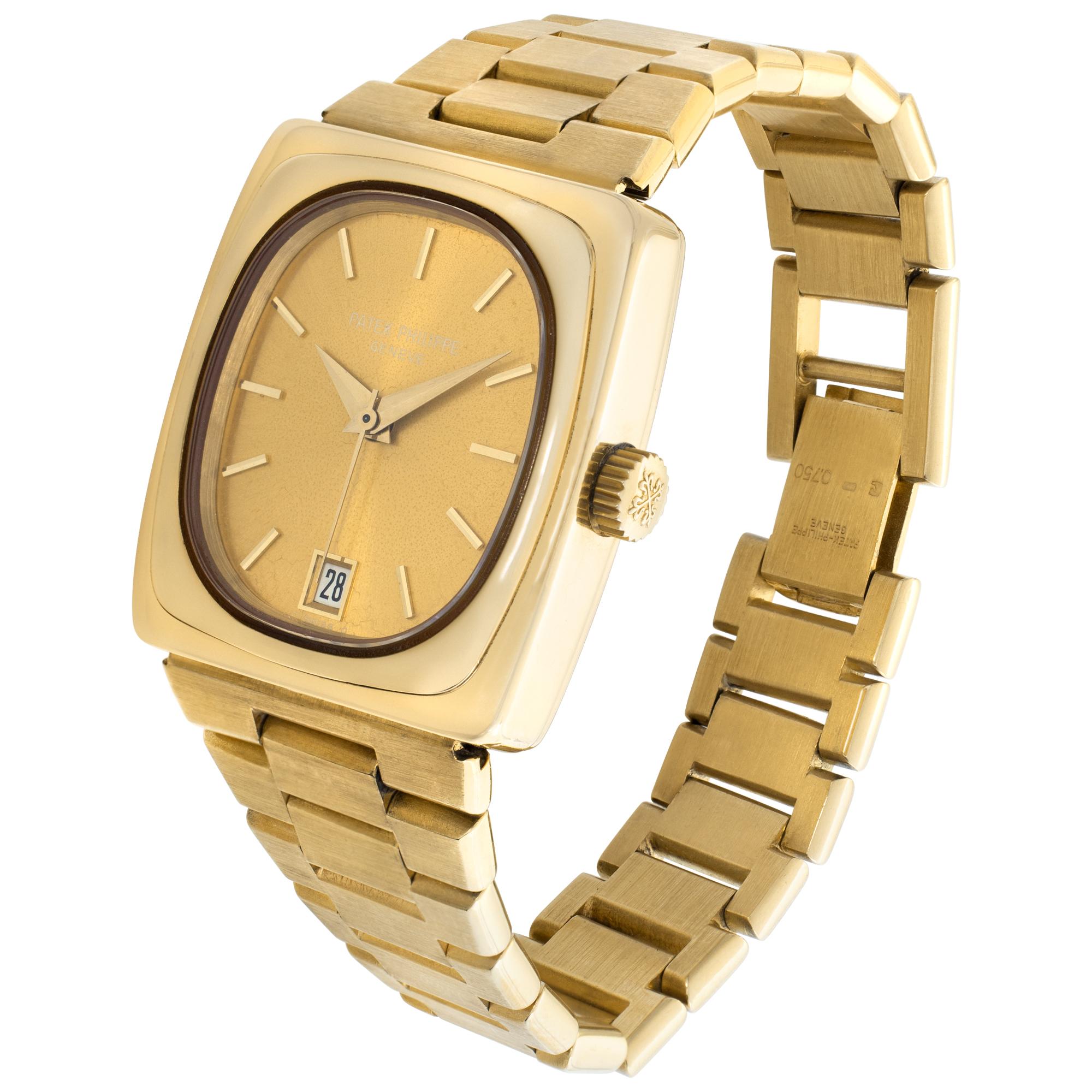 Patek Philippe Beta 21 reference 3603 1 in 18k yellow gold. Quartz tuning fork 