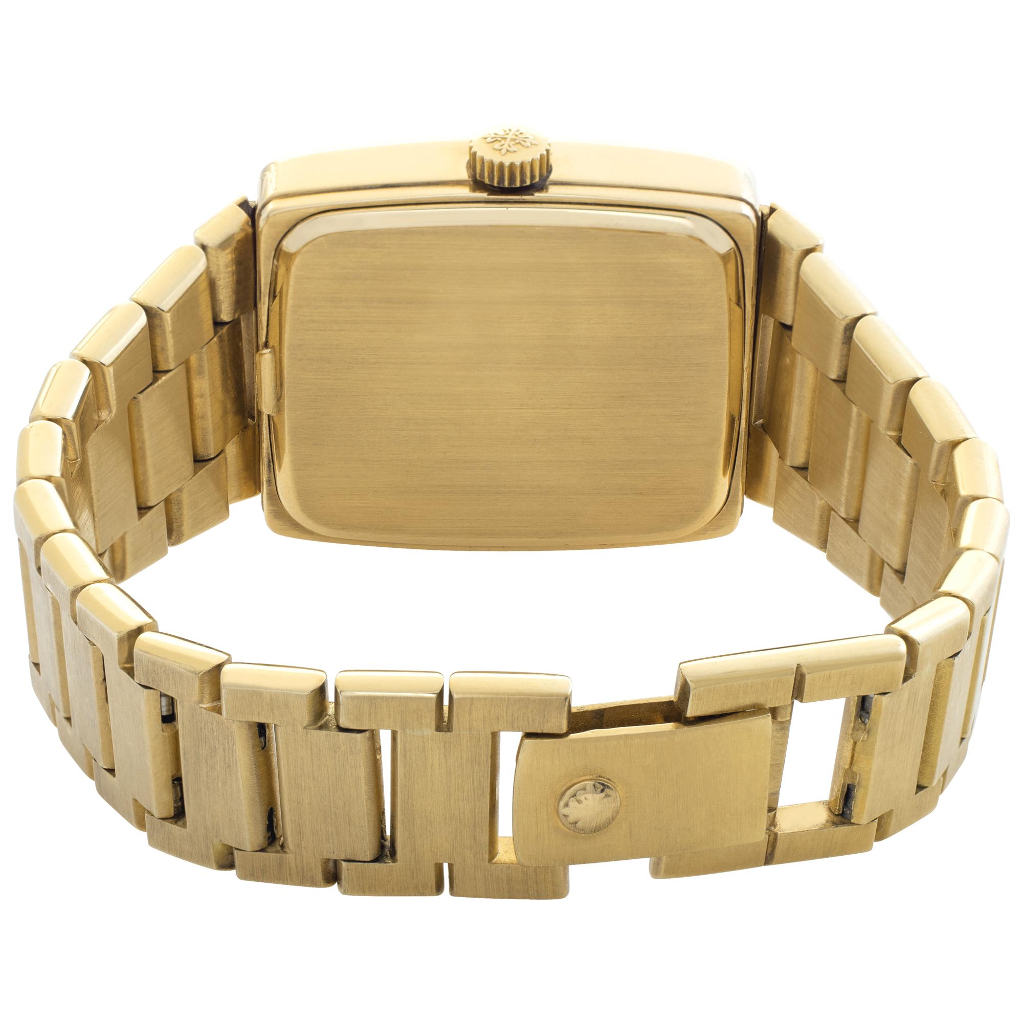 Men's Patek Philippe Beta 21 Yellow Gold Wristwatch Ref 3603 1 For Sale