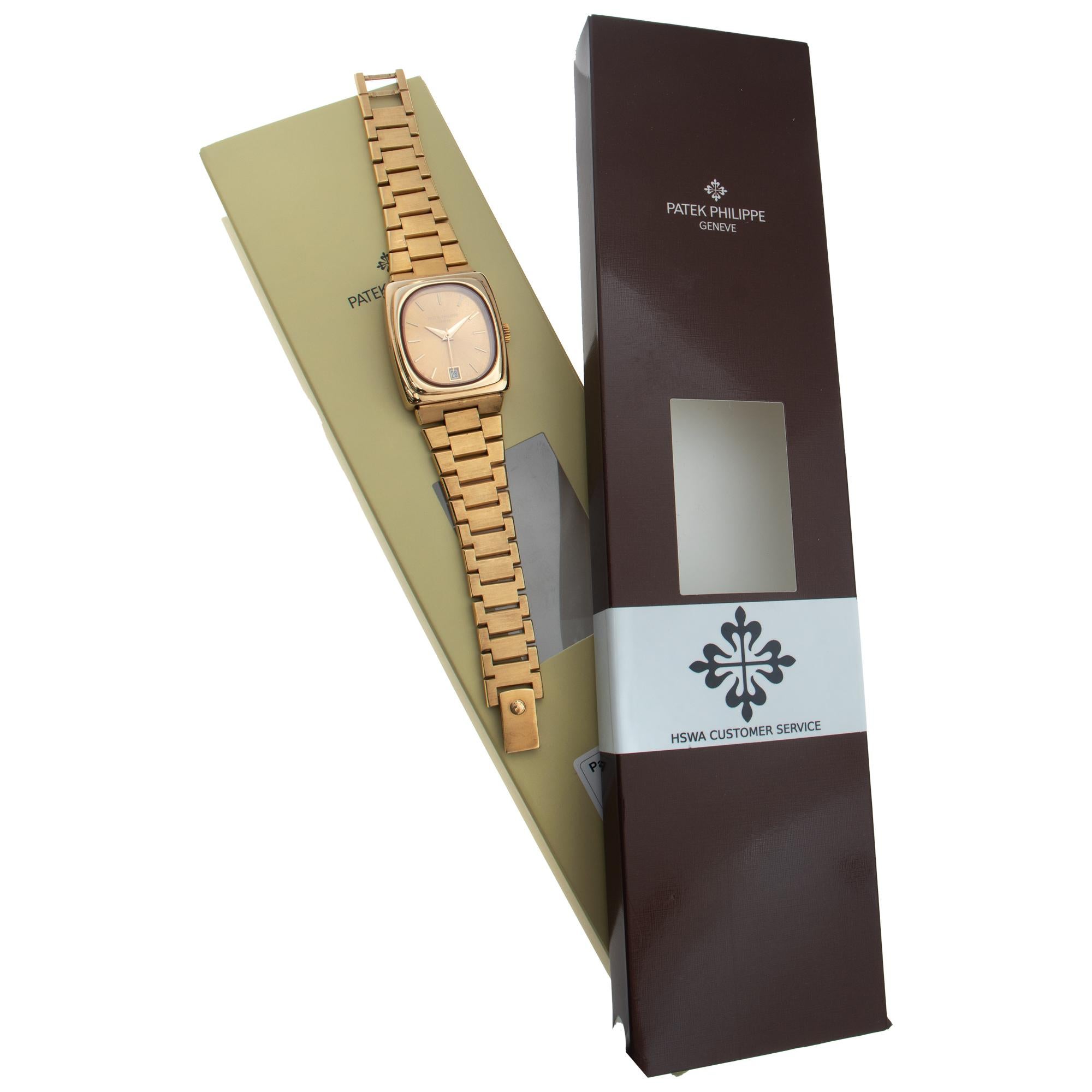 Patek Philippe Beta 21 Yellow Gold Wristwatch Ref 3603 1 For Sale 1