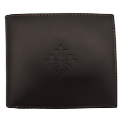 Braunes Leder-Wallet von Patek Philippe