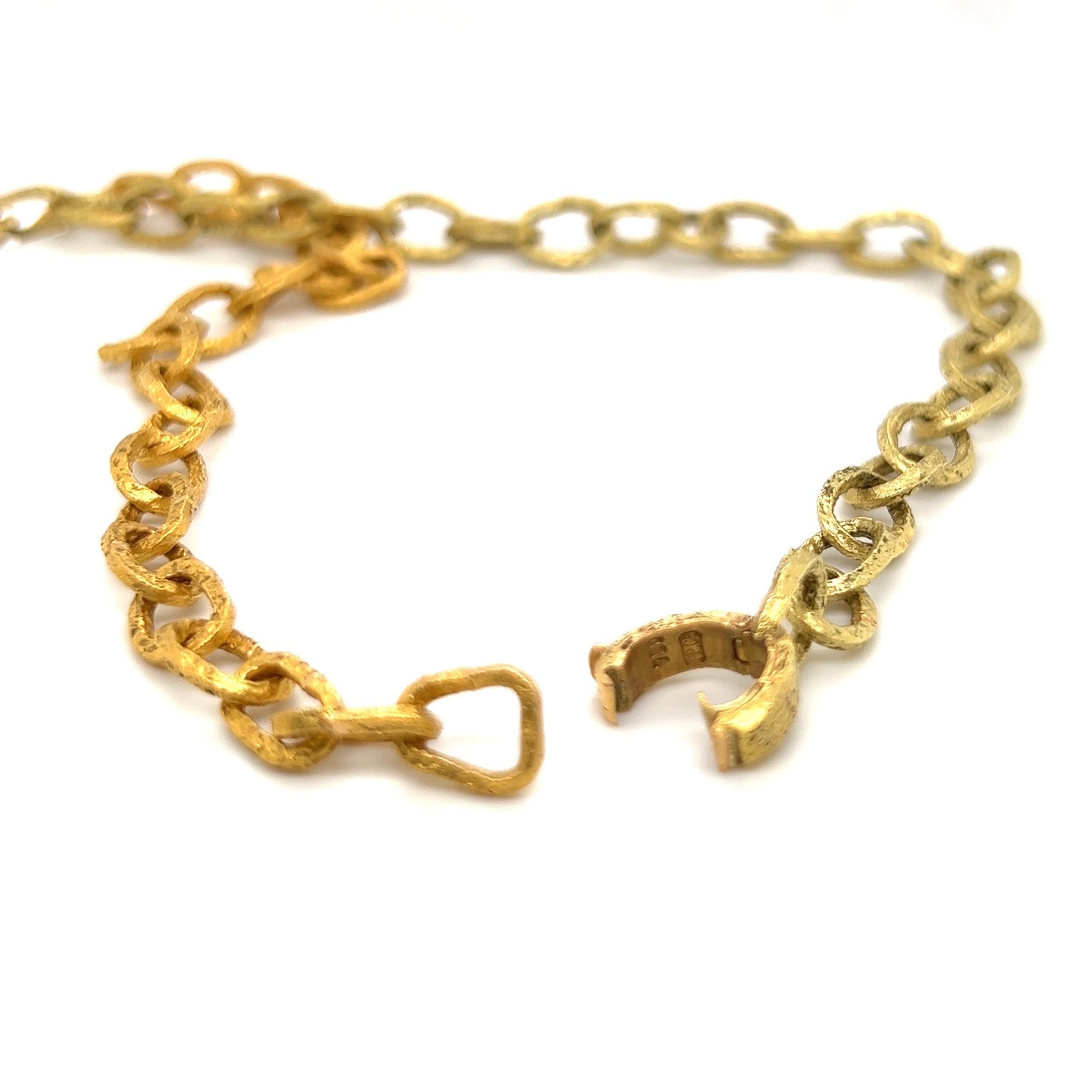 Patek Philippe by Jean Lurçat 18 Karat Gold Double Rooster Necklace, 1960s In Good Condition In Zurich, CH