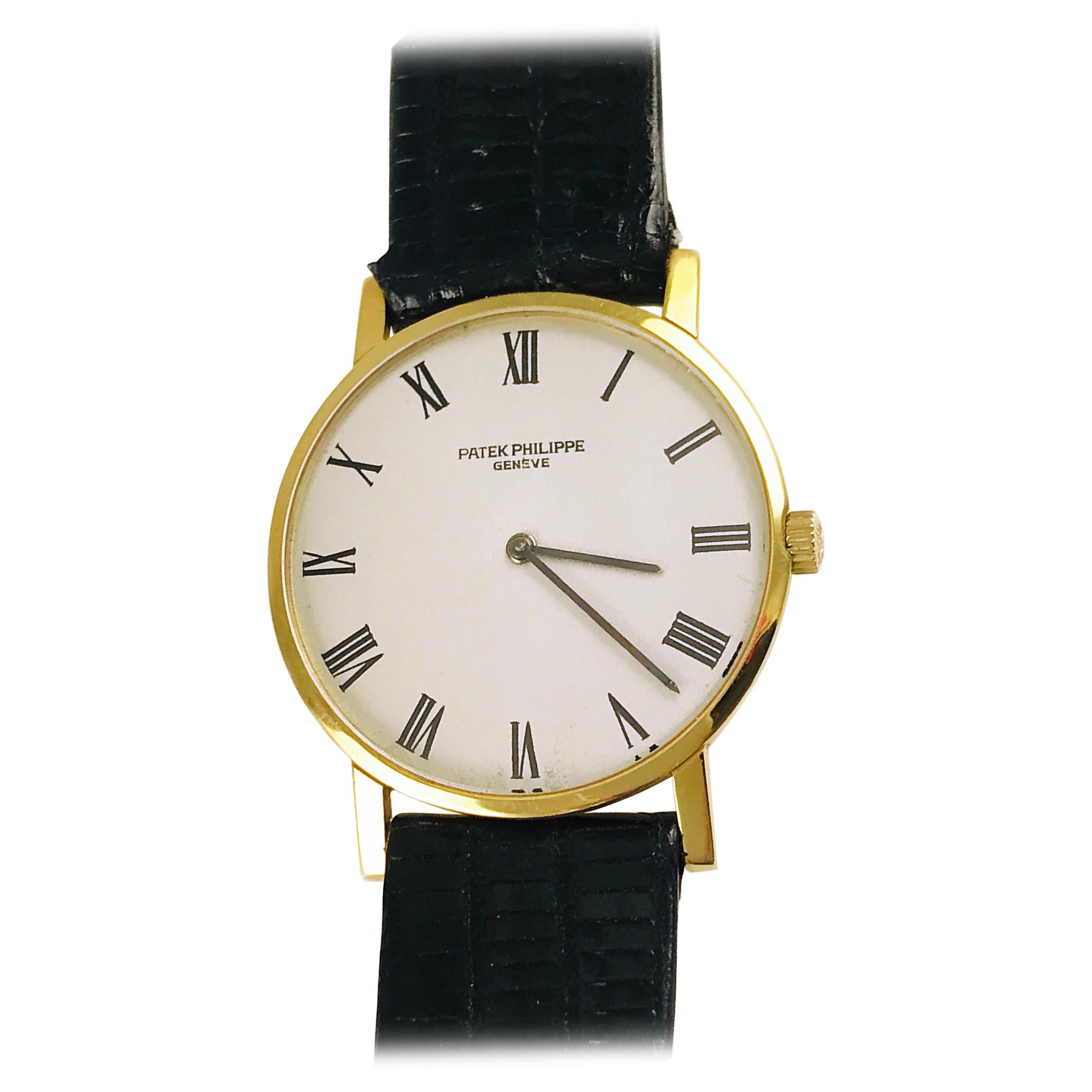 Patek Philippe Calatrava, 18 Jewel Movement Wristwatch