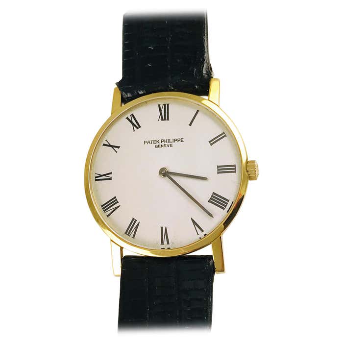 Patek Philippe Calatrava, 18 Jewel Movement Wristwatch For Sale at ...