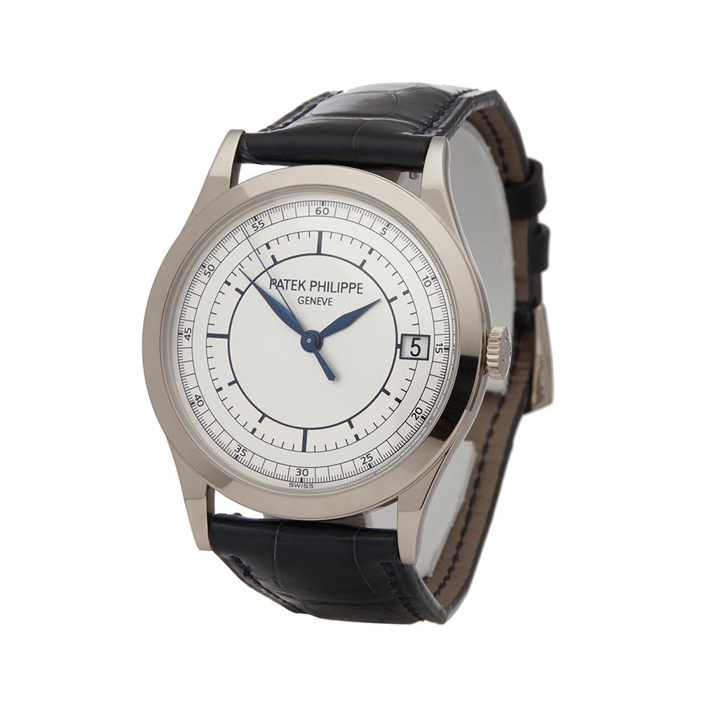 Ref: W5384
Manufacturer: Patek Philippe
Model: Calatrava
Model Ref: 5296G/001
Age: Circa 2010's
Gender: Mens
Complete With: Box Only & To FOLLOW Extract From Archives
Dial: Silver Baton
Glass: Sapphire Crystal
Movement: Automatic
Water Resistance: