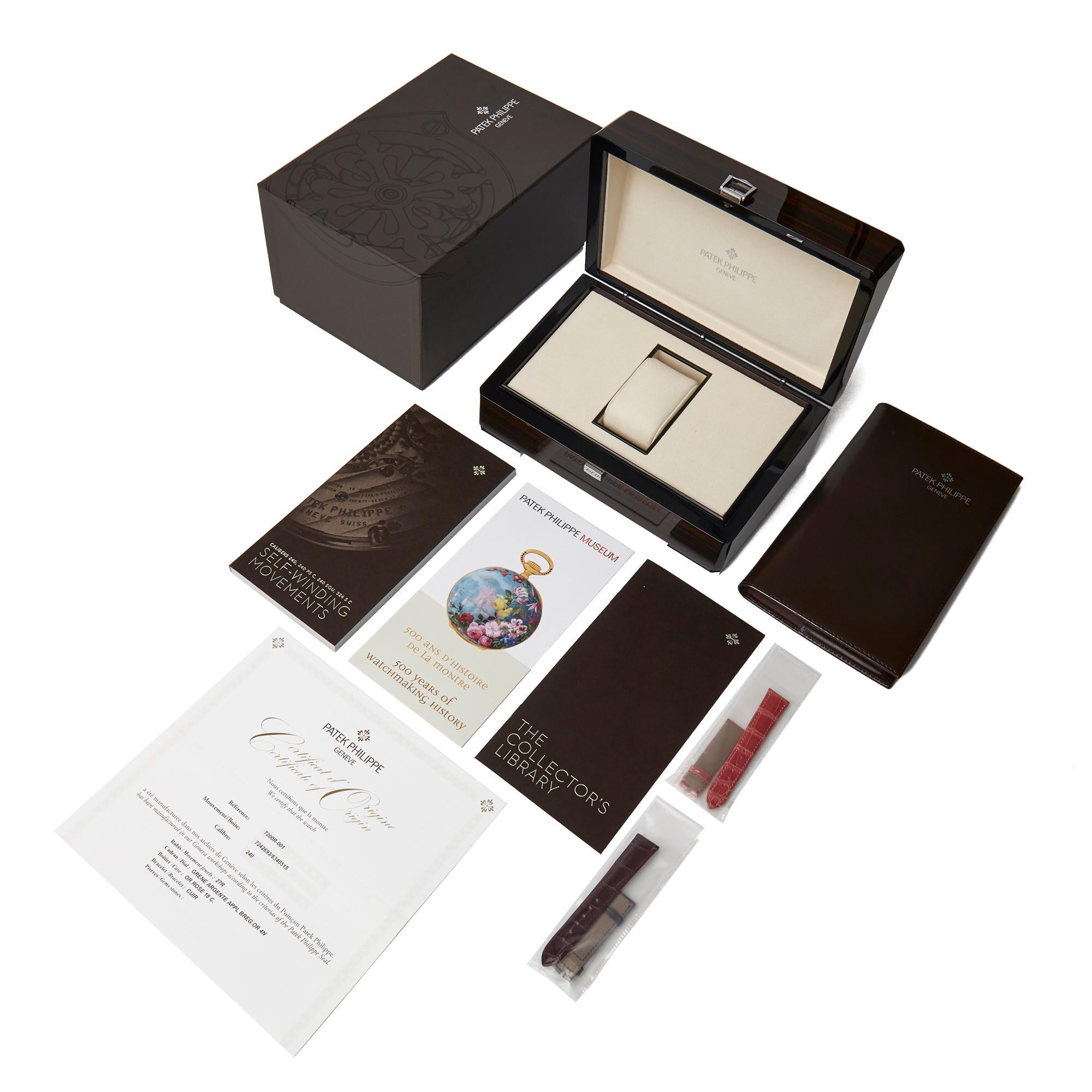 Women's Patek Philippe Calatrava 18 Karat Rose Gold 7200R-001