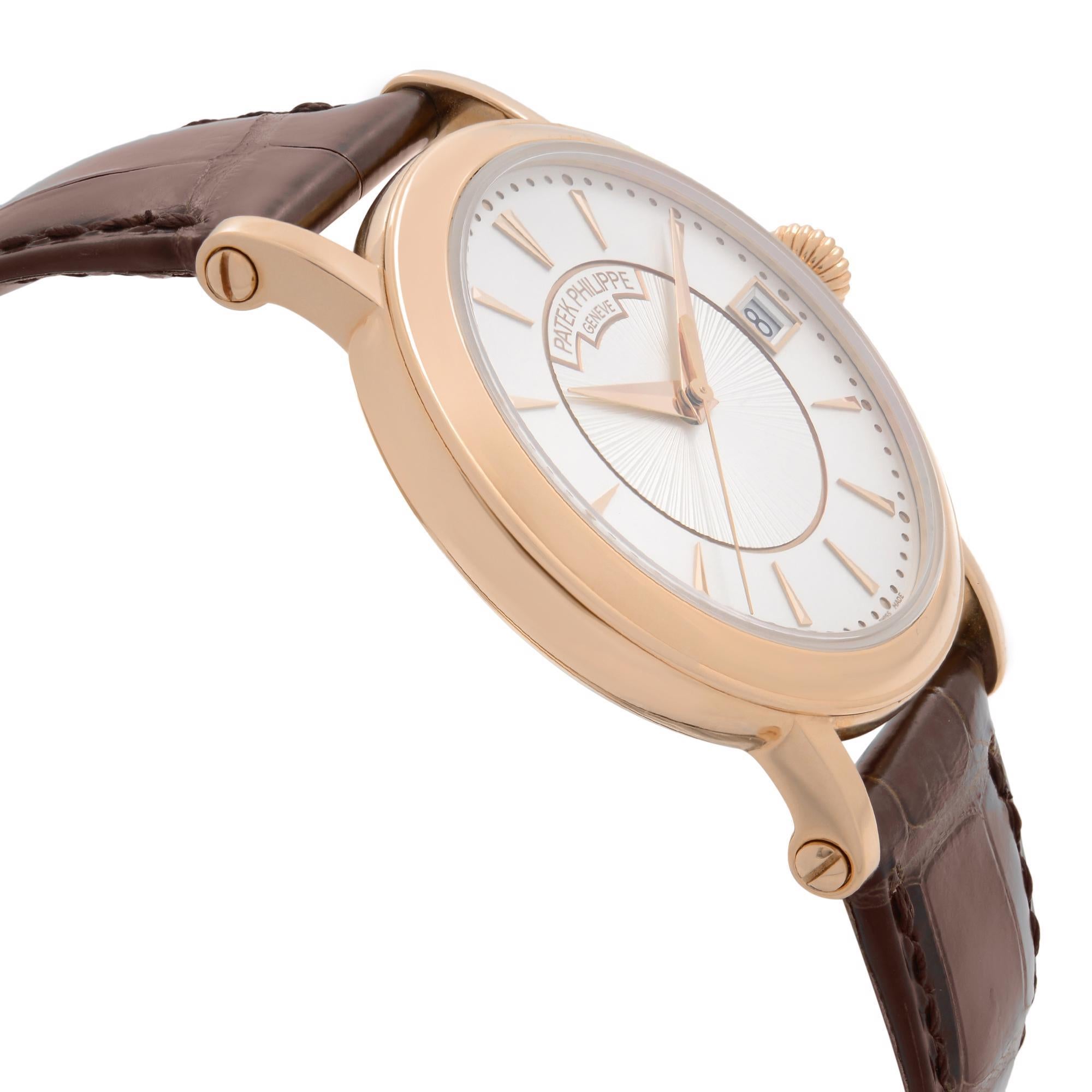 18 Karat Roségold Automatik-Herrenuhr von Patek Philippe Calatrava 5153r-001 1