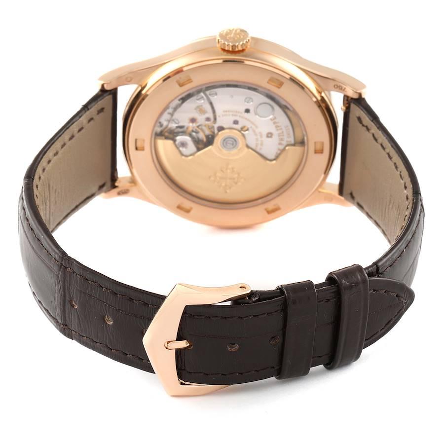 Patek Philippe Calatrava 18k Rose Gold Automatic Mens Watch 5296 For Sale 1